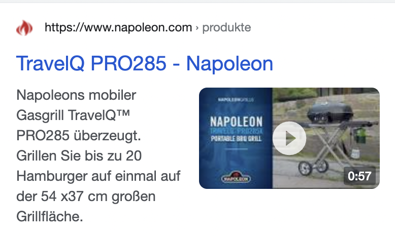 Napoleon mit geändertem Google-Title