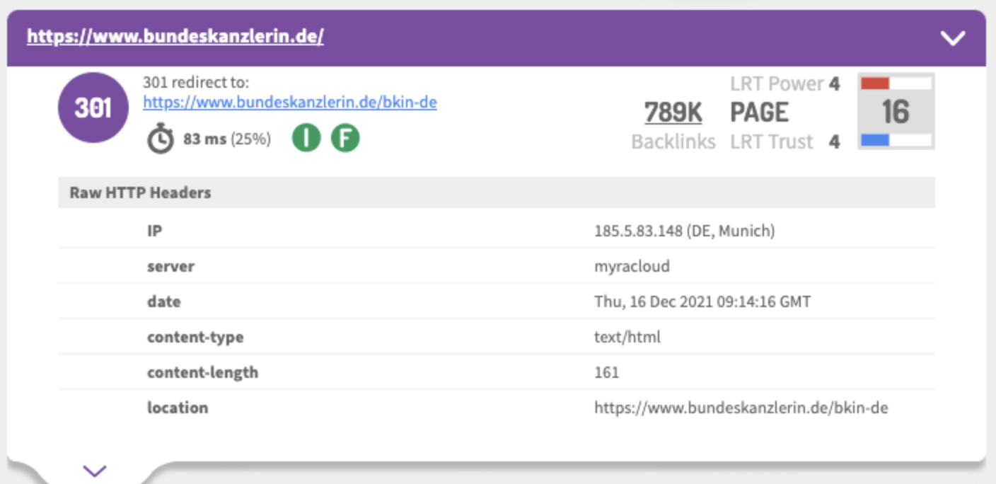 HTTP-Header von bundeskanzlerin.de/bkin-de ohne HTTP-Header Vary:User-Agent.