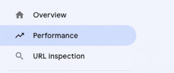 Performance Report in der Google Search Console